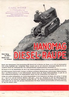 Hanomag K 50 - prospekt z epoki