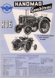 Tractor Hanomag R16