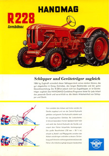 Hanomag R 228 - prospekt z epoki