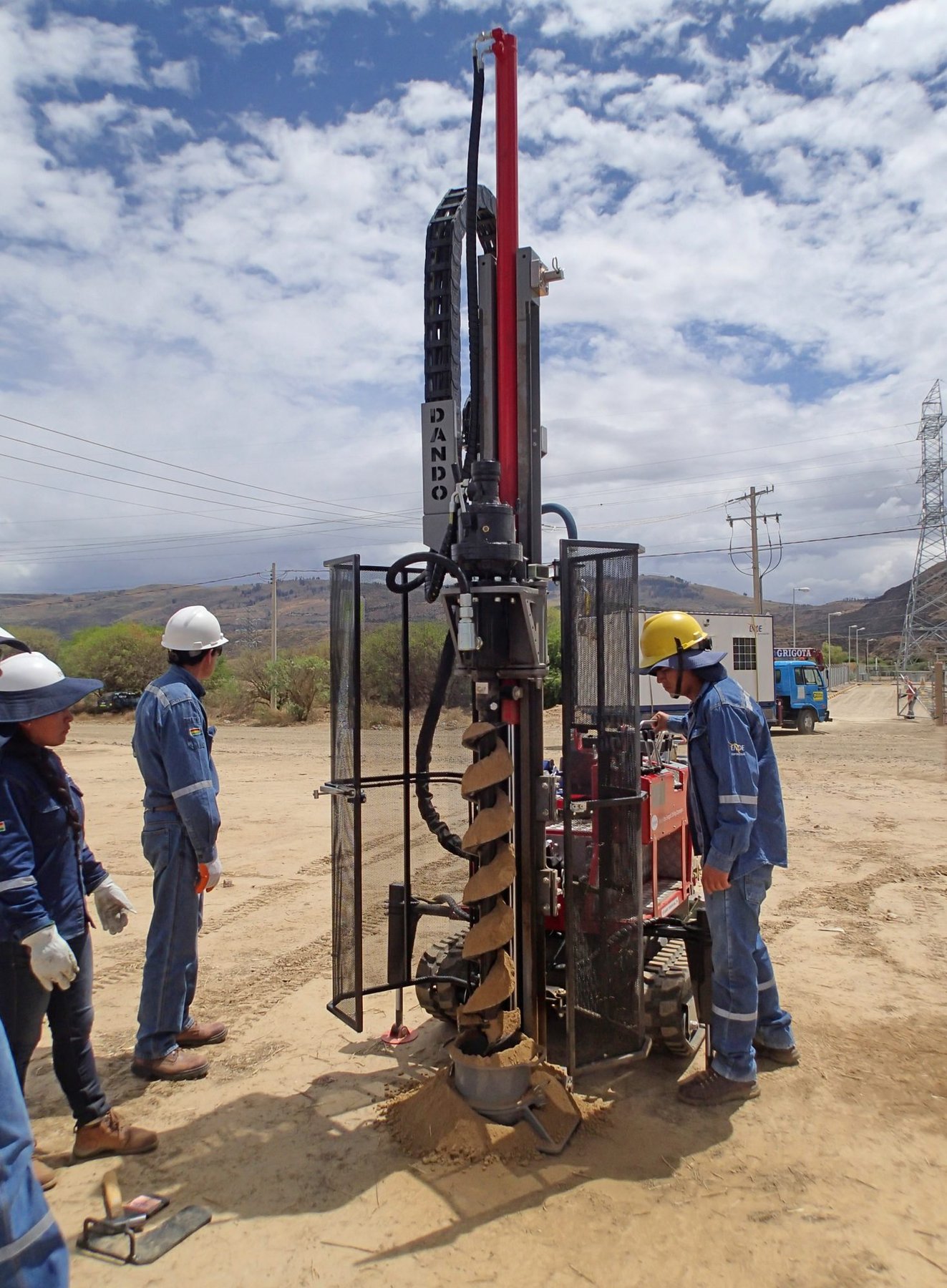 Drilling equipment Dando Geotechnical Rigs