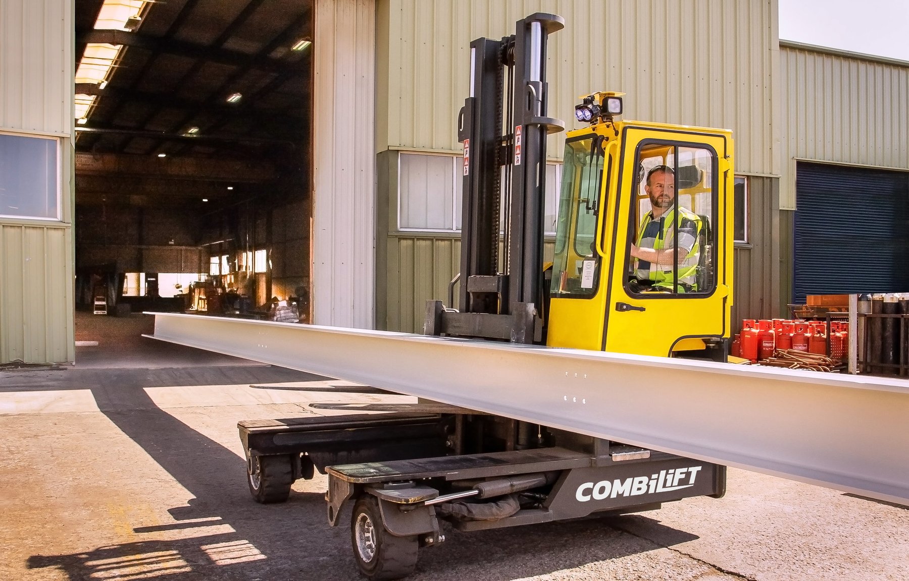 Side & four-way loaders Combilift C8000 DIESEL | DUPLEX 4600MM | WIDE FORK POSITIONER | FULL CABIN | HEATING