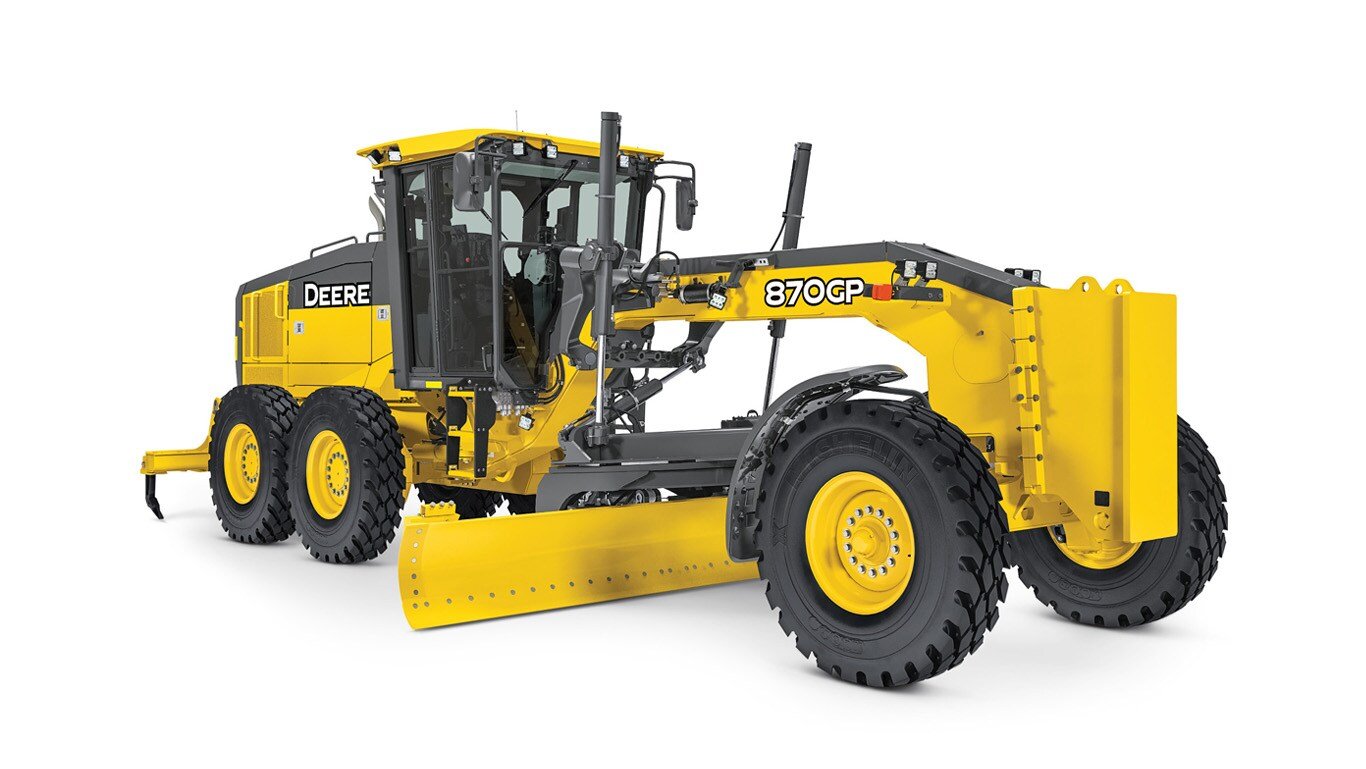Równiarka John Deere 872D