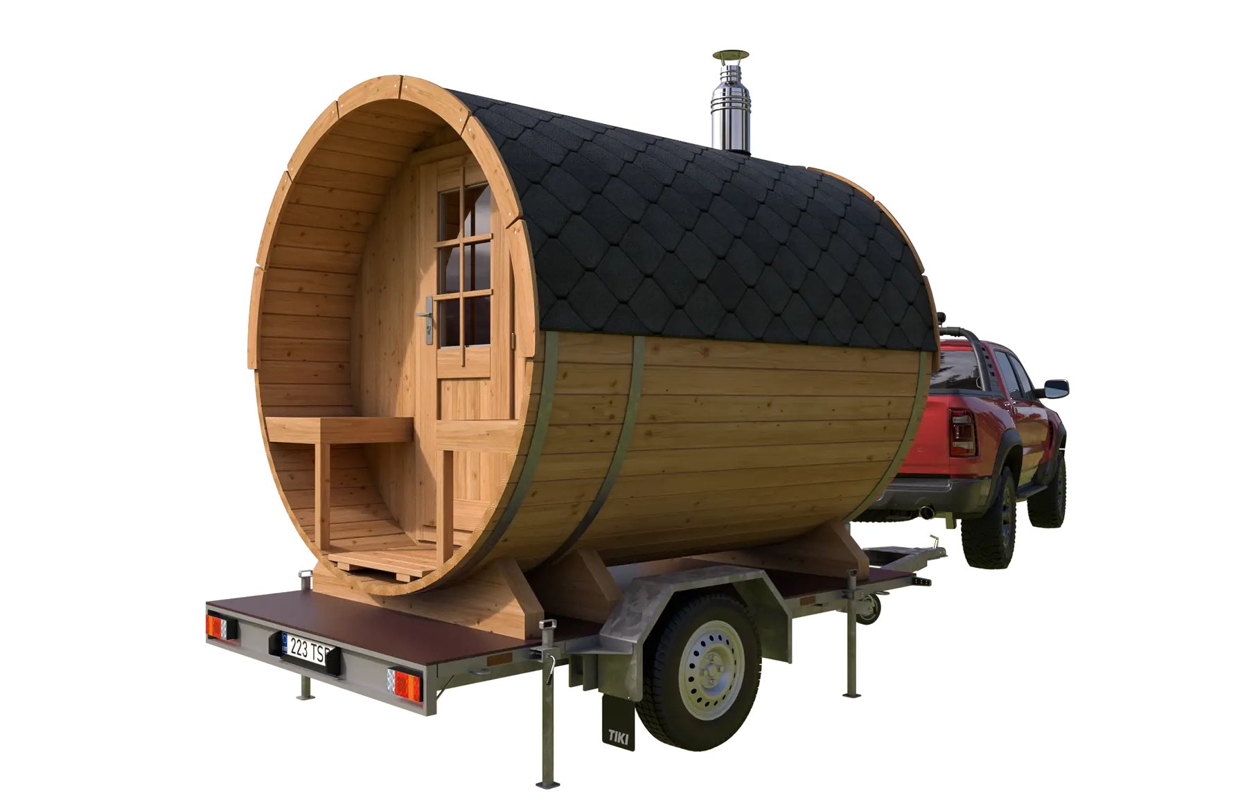 Kleinanhänger bis 750 kg Paku-Trailer Haja Sauna