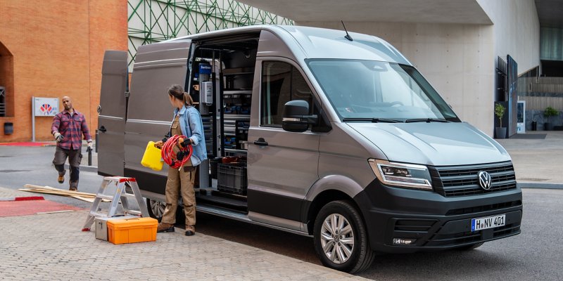 Van Volkswagen CRAFTER 35 PU DC L3 H1