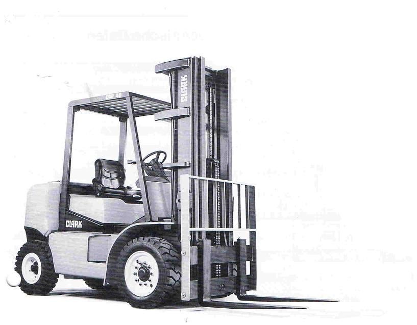 Forklift Clark Michigan CMP45 LPG 2X