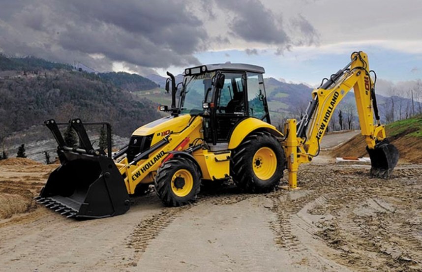 Excavator New Holland LB110.B backhoe