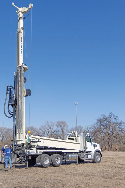 Drilling equipment Geoprobe Water well