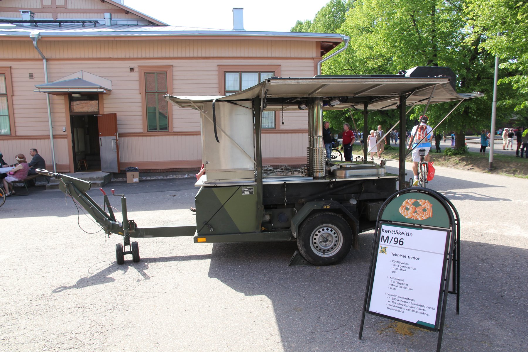 Przyczepy samochodowe do 3,5 t Kenttäkeitin m/29
