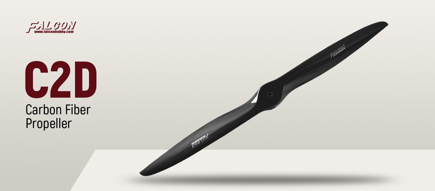 Propellers for drones Falconhobby GmbH (FALCON Propeller) Carbon 20.5x12 2-Blatt electric V2 (C2E20512WV2)