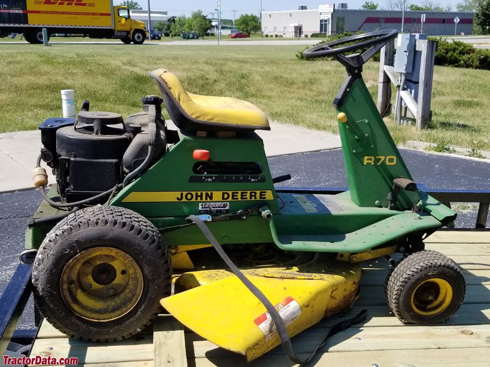 Ride-on mowers John Deere R70