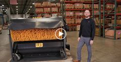 Werk-Brau Skid Steer Dump Bucket Pick-Up Broom