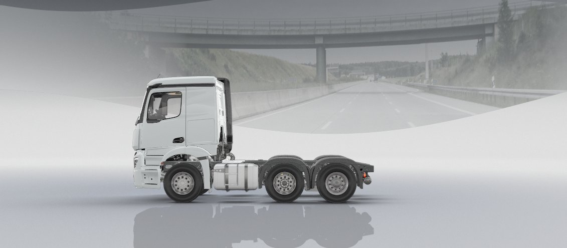 Truck Mercedes Benz , 2548 (LS 6X2/4)