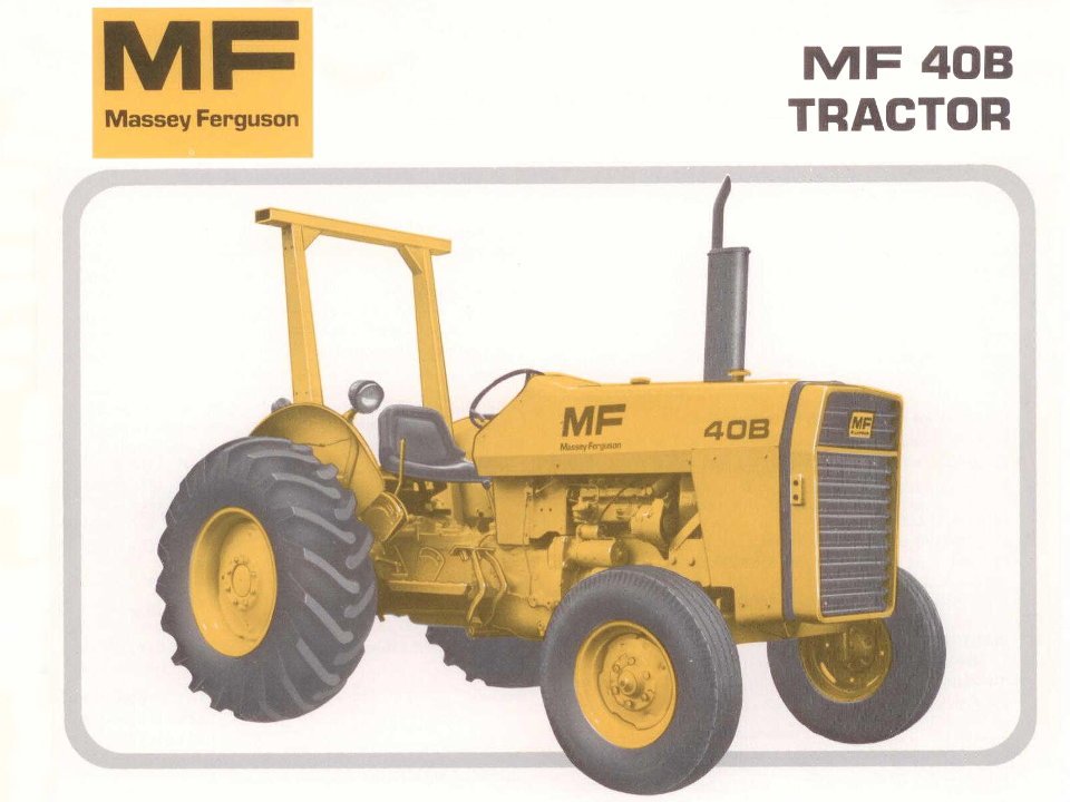 Tractor Massey Ferguson MF 40B