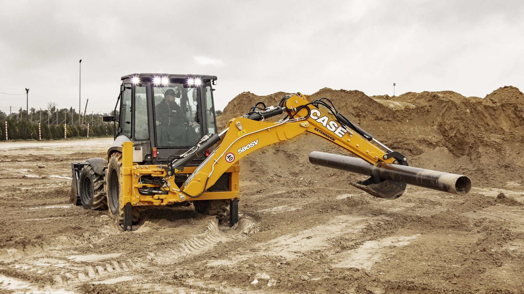 Bagger Case CE 580SV