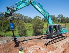 Himac Attachments Auger Drive and Mount