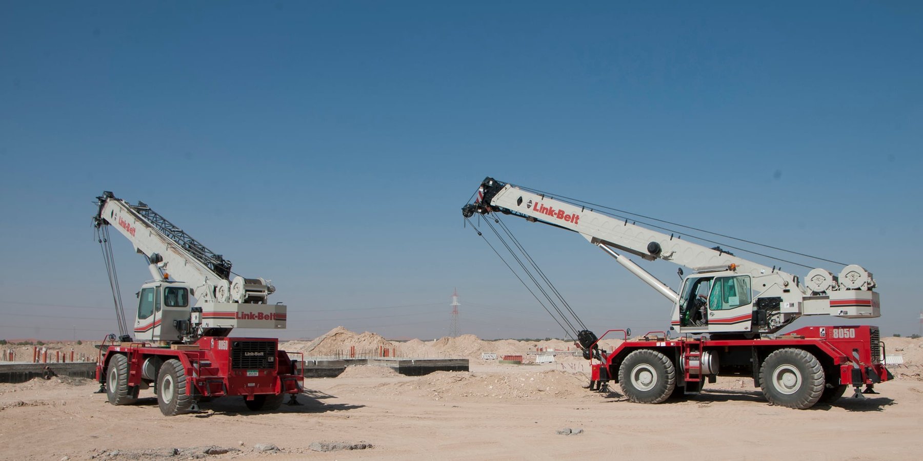 Mobile & rough terrain cranes Link-Belt RTC8050