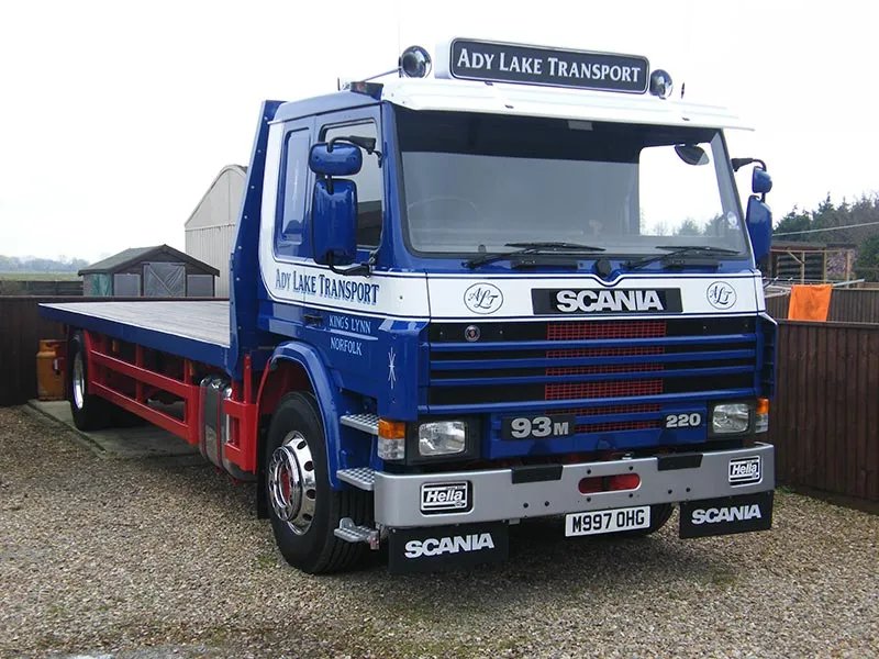 Lastwagen Scania P 93 M 4X2 AL 63115 E