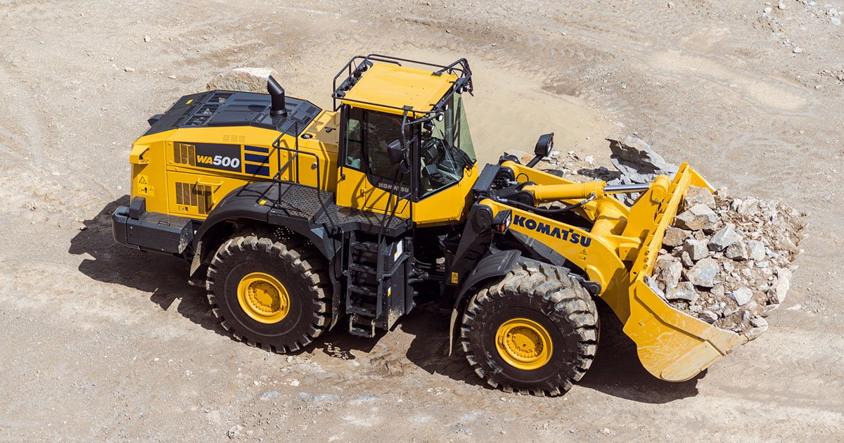 Wheel loader Komatsu WA500-8 yard loader