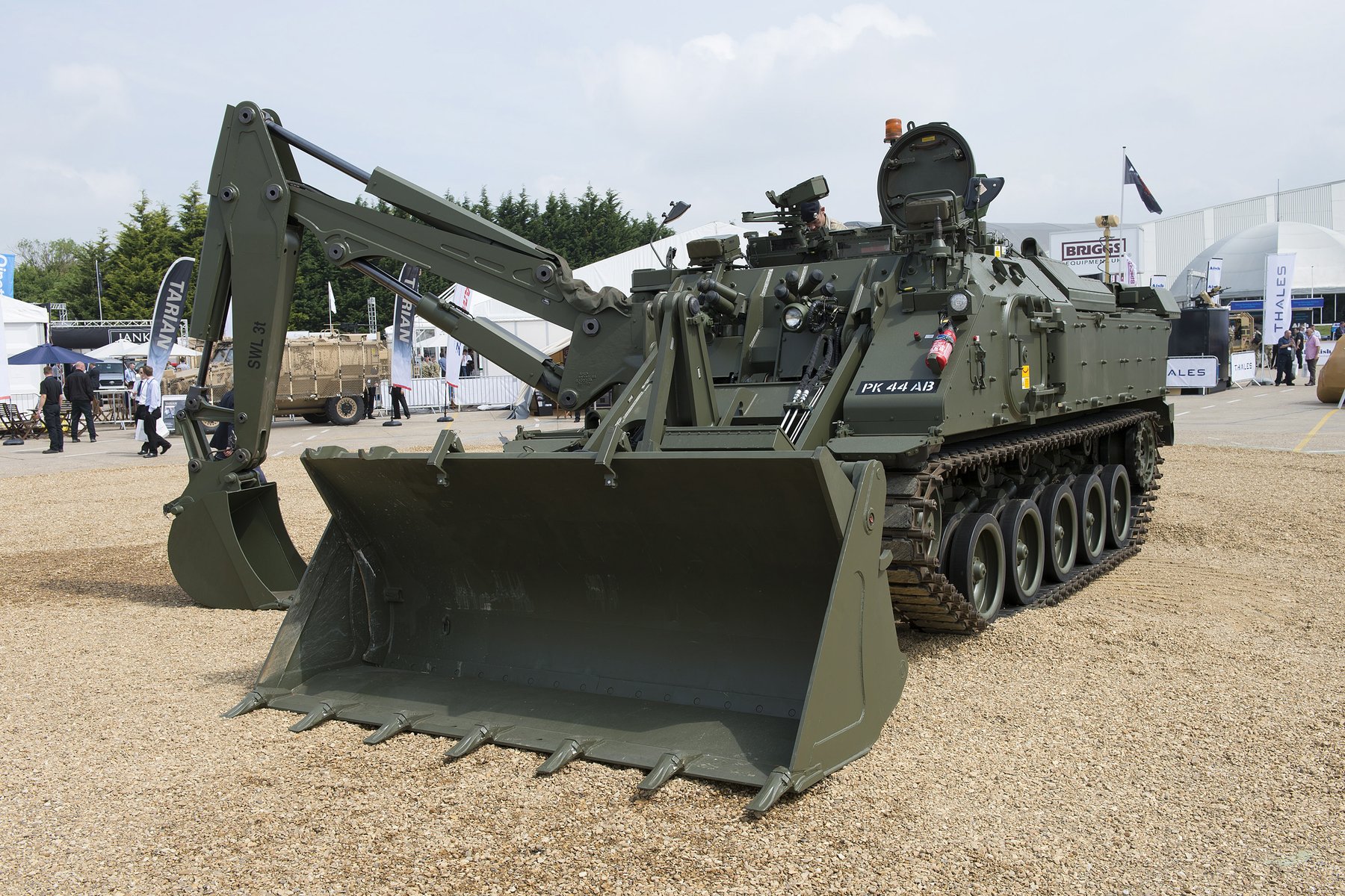 Fire, rescue & special vehicles Bae Systems Land Terrier armoured digger