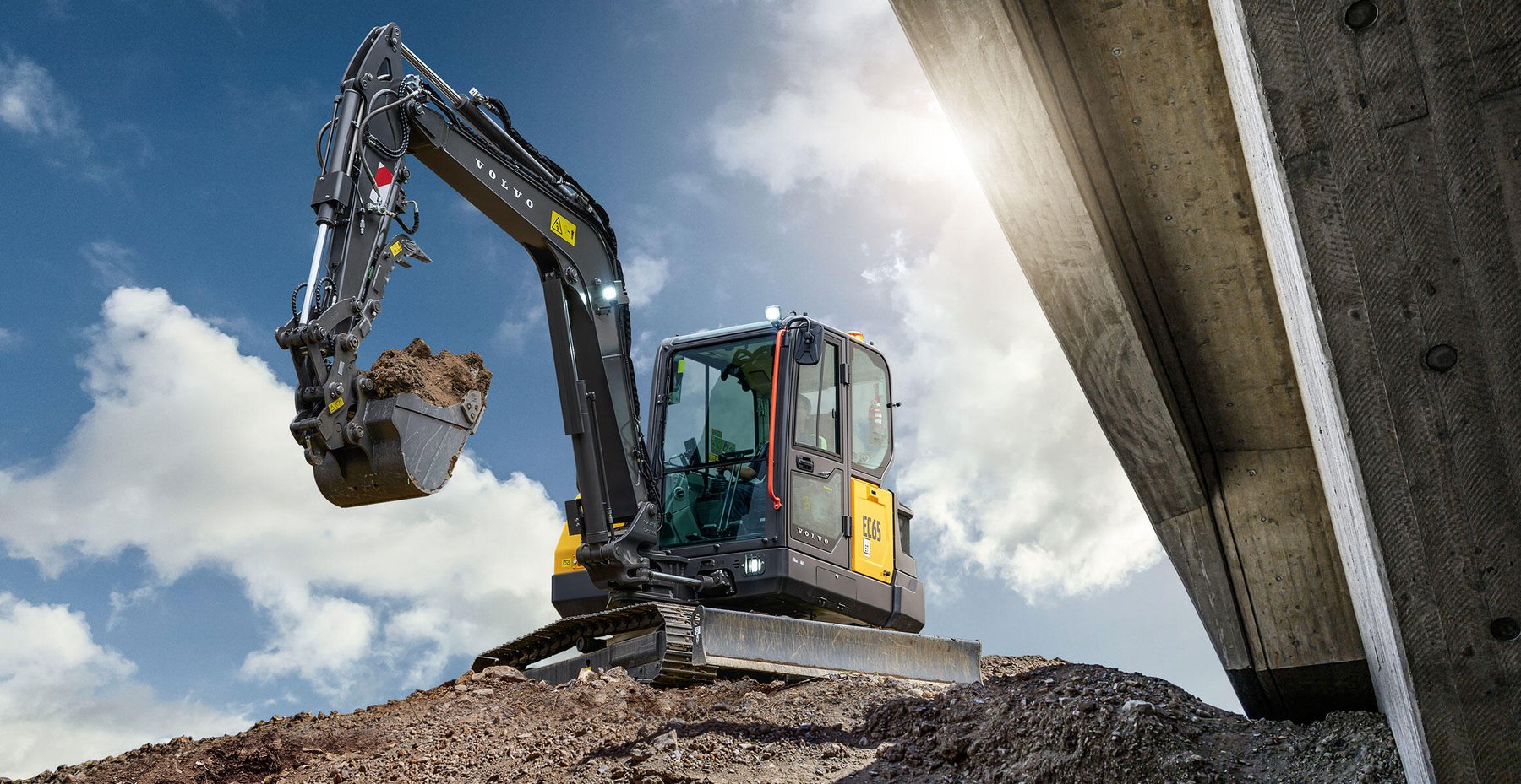 Excavator Volvo CE Compact Excavator EC65