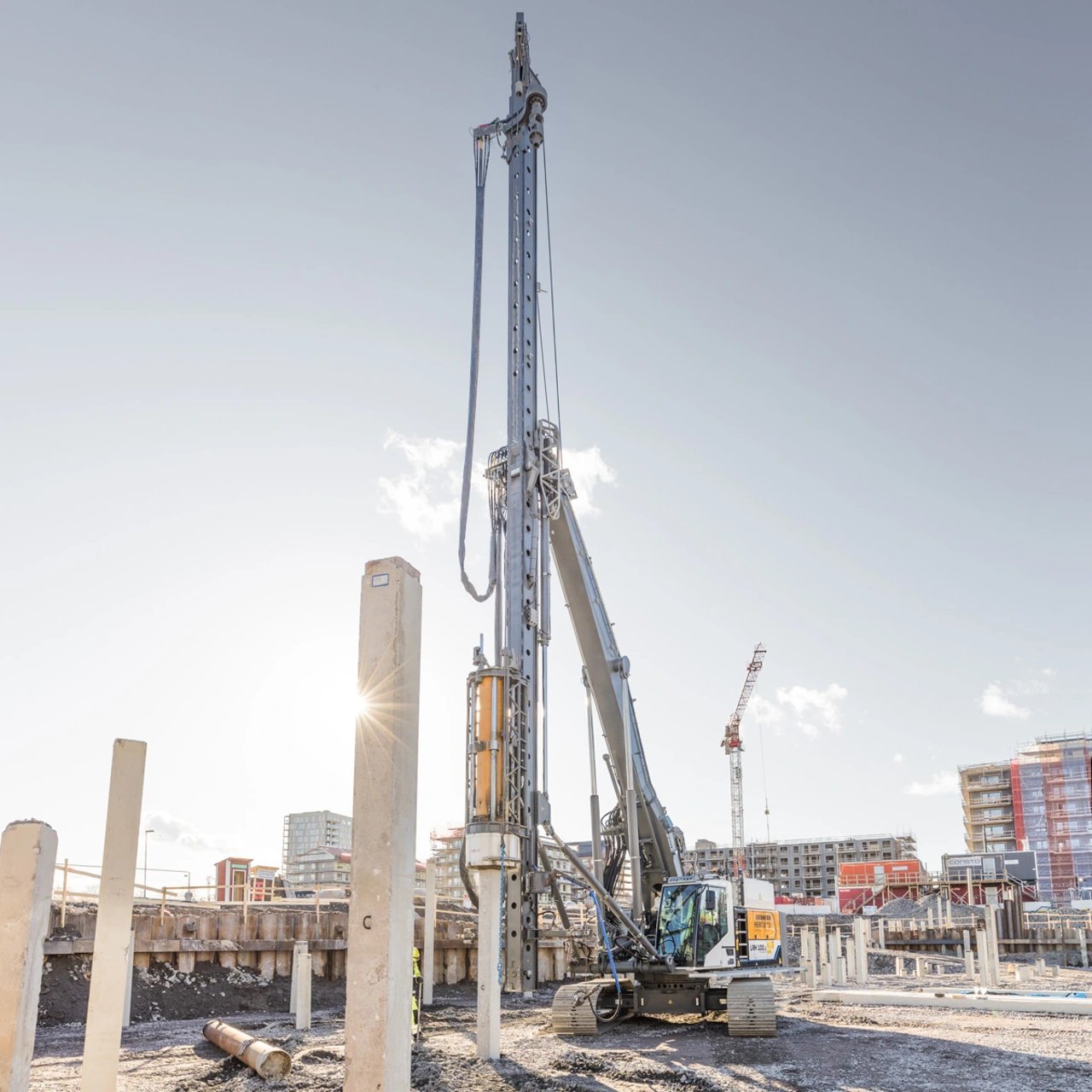 Fundamentowanie i kafary Liebherr LRH 100.1 unplugged
