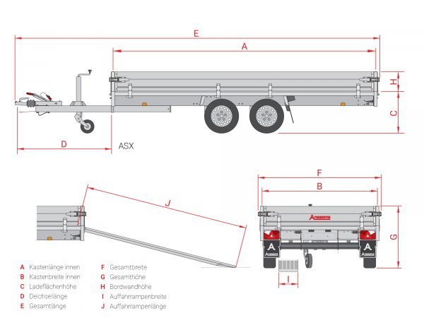 Anhänger KAVARO 3000 T/2500 T