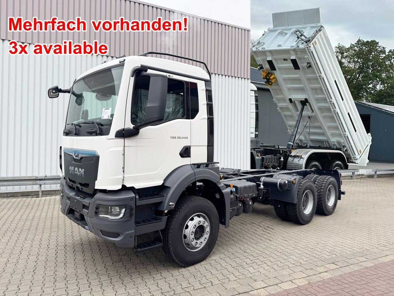Truck MAN TGX 33.470 6x4 BB CH