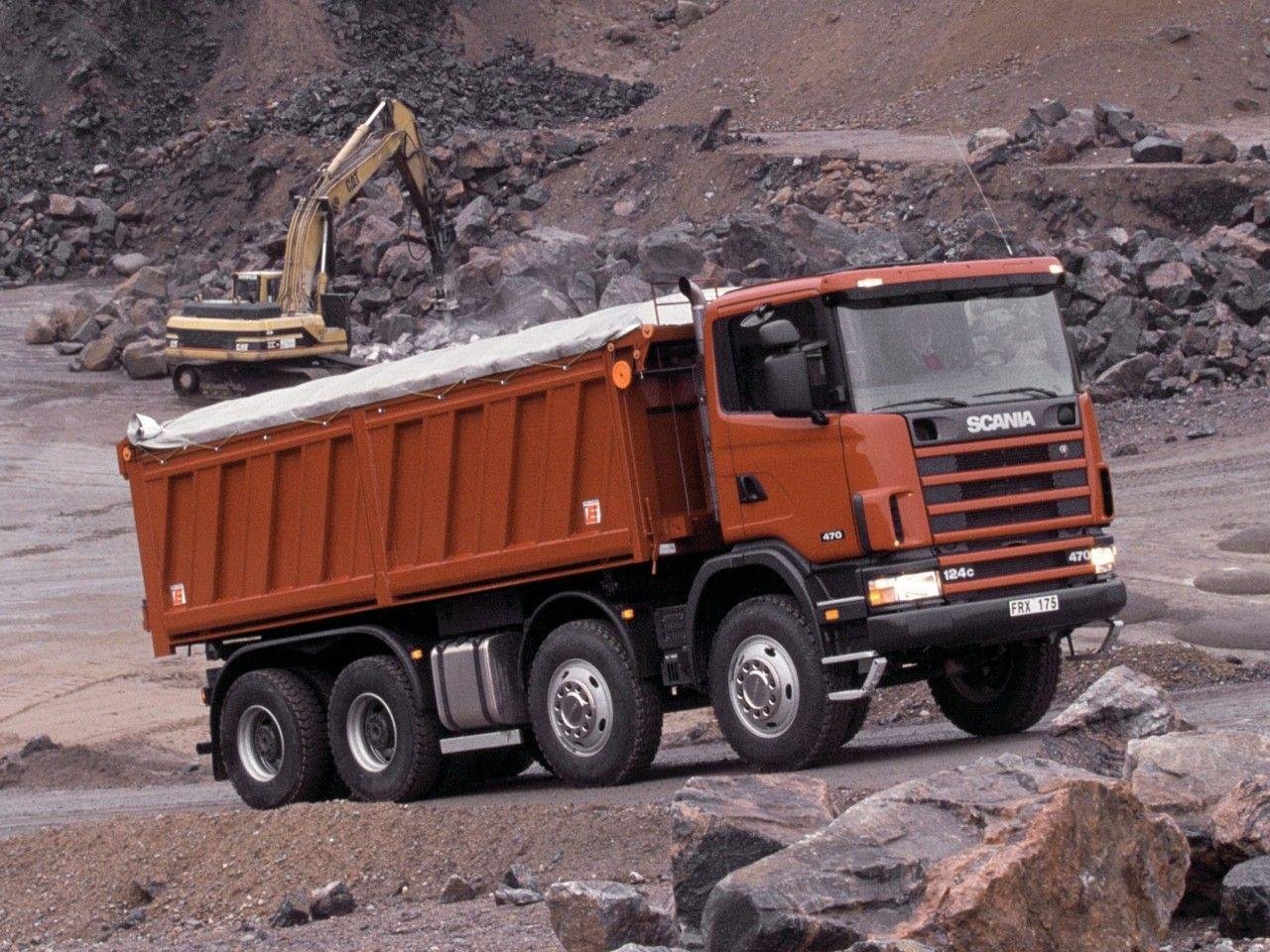 Lastwagen Scania R 124 CB-8X4