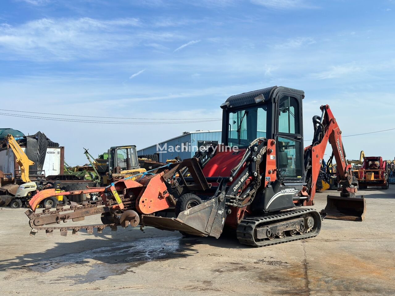 Bagger Cockshutt 1600 backhoe