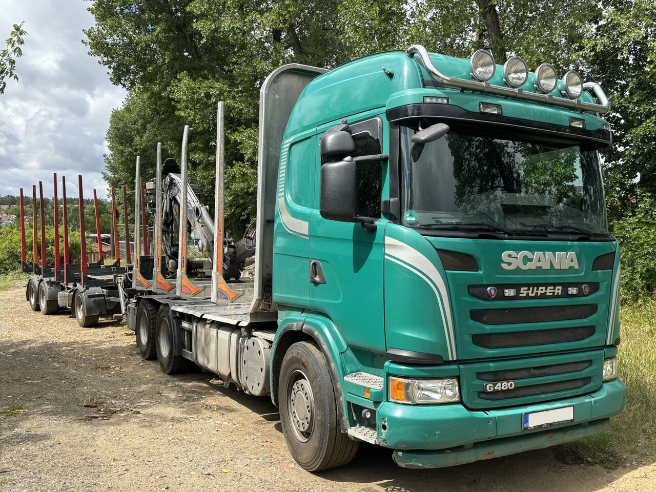 Truck Scania R 124 G B -6X2/470+132