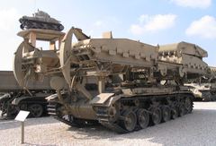 UK military FV4019 Centurion bulldozer