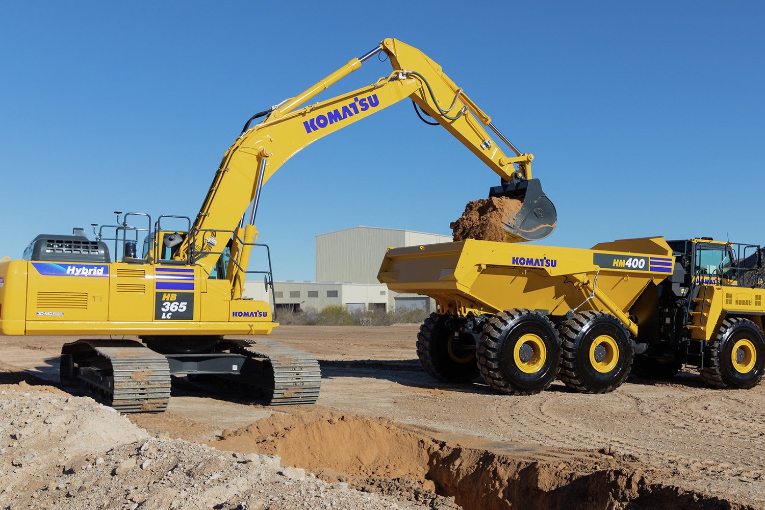 Mining machine Komatsu HX16