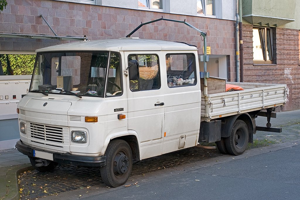 Truck Mercedes Benz L508DG KASTEN/2950