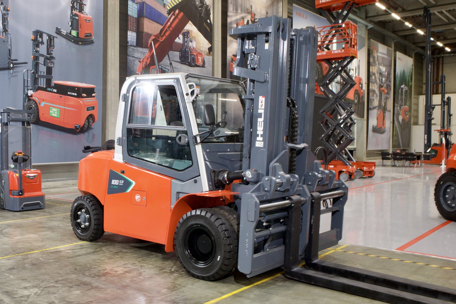 Electric forklifts Heli CPD100-GB2 / Li-Ionen