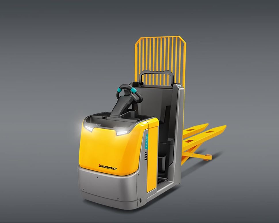 Pallet truck Jungheinrich ECE320 mit Langgabeln 2400 mm + Scherenhub (REP035)