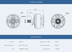 T-MOTOR F60 PRO V 2207.5 KV1950