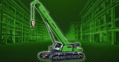 Sennebogen Crawler telescopic crane with an impressive 200 t lifting capacity