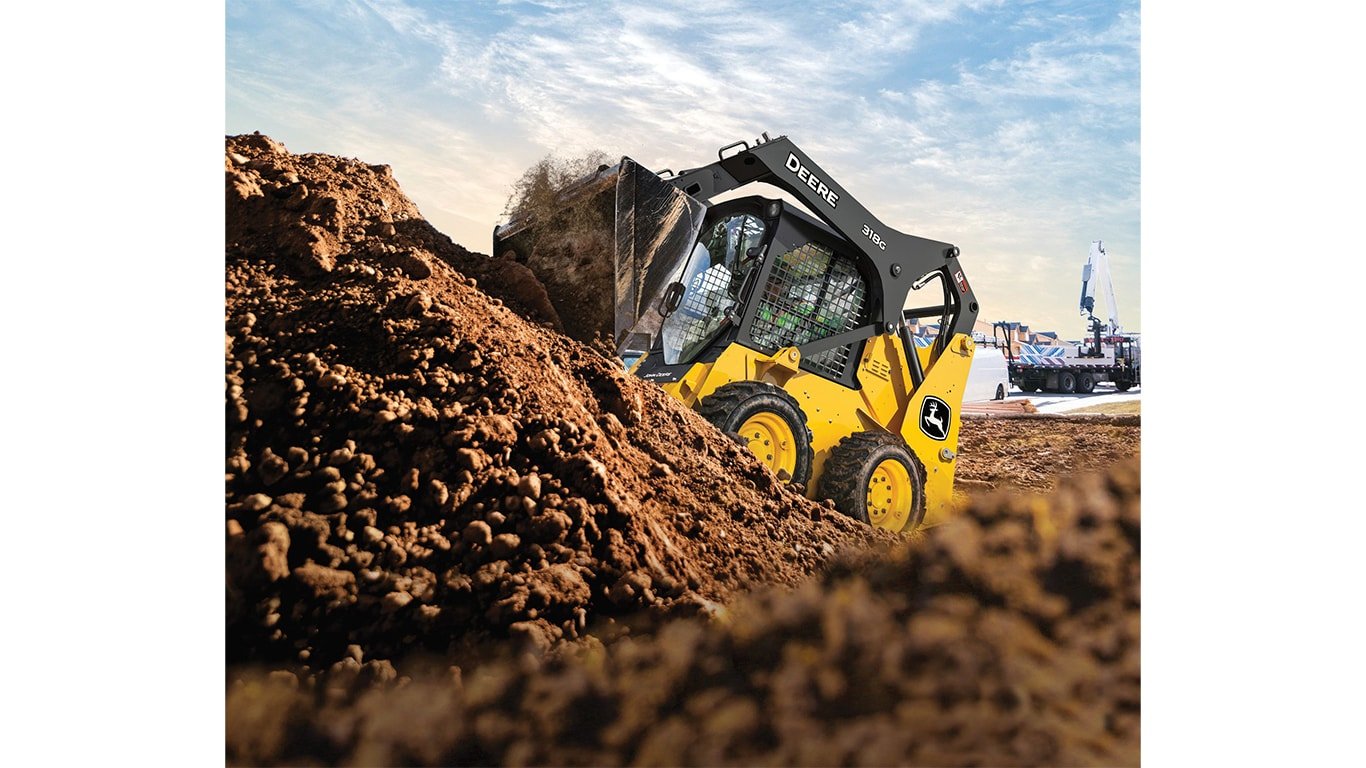 Skid steer loaders John Deere 318G Skid Steer _JD