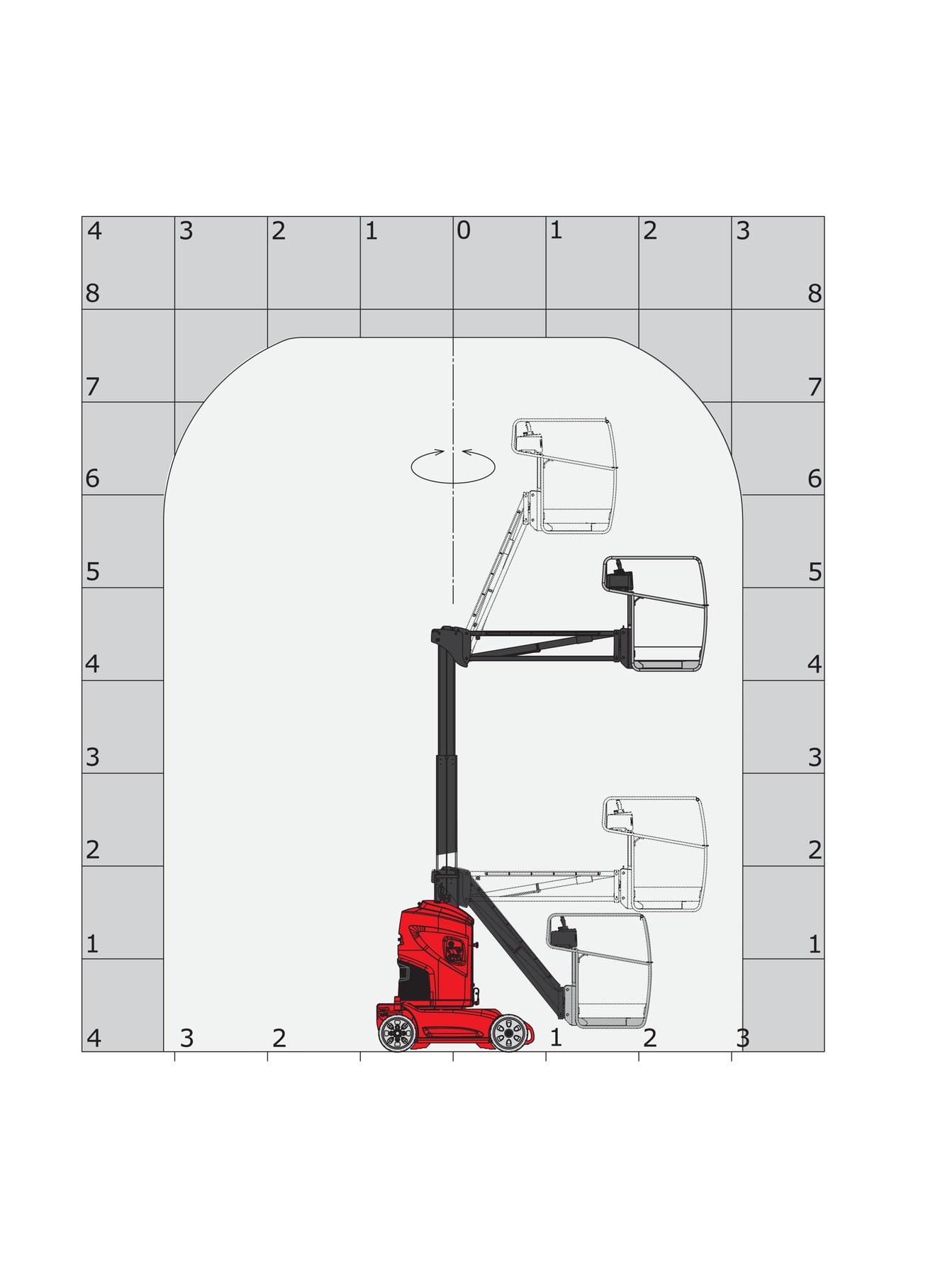 Aerial work platforms Manitou 80VJR