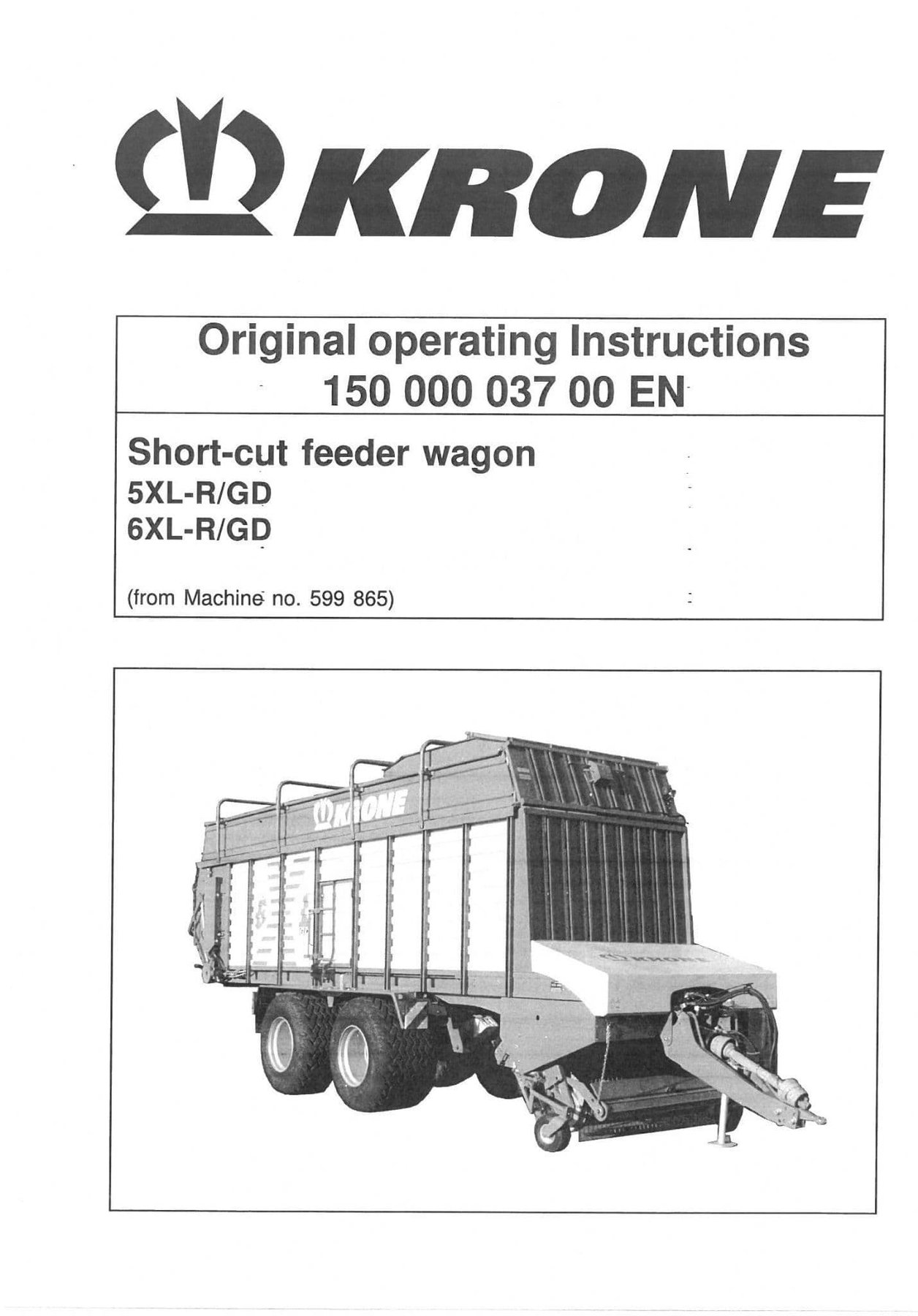 Krone 5 XL R GD