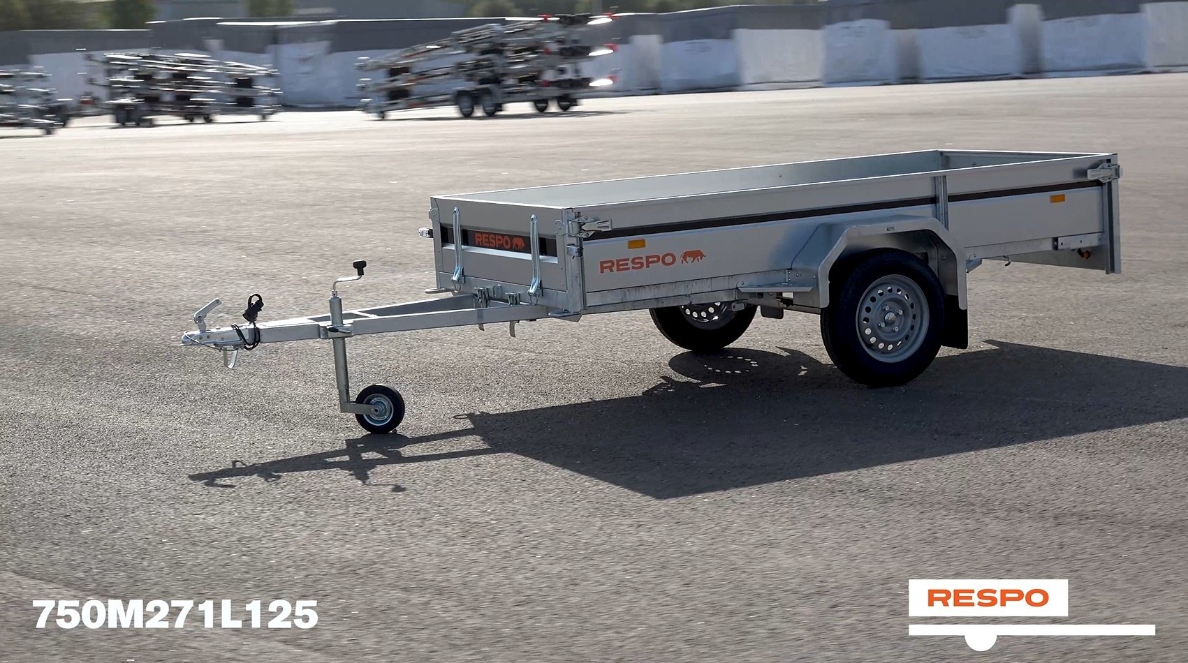 Light trailers up to 750 kg Respo 750M271L125-33