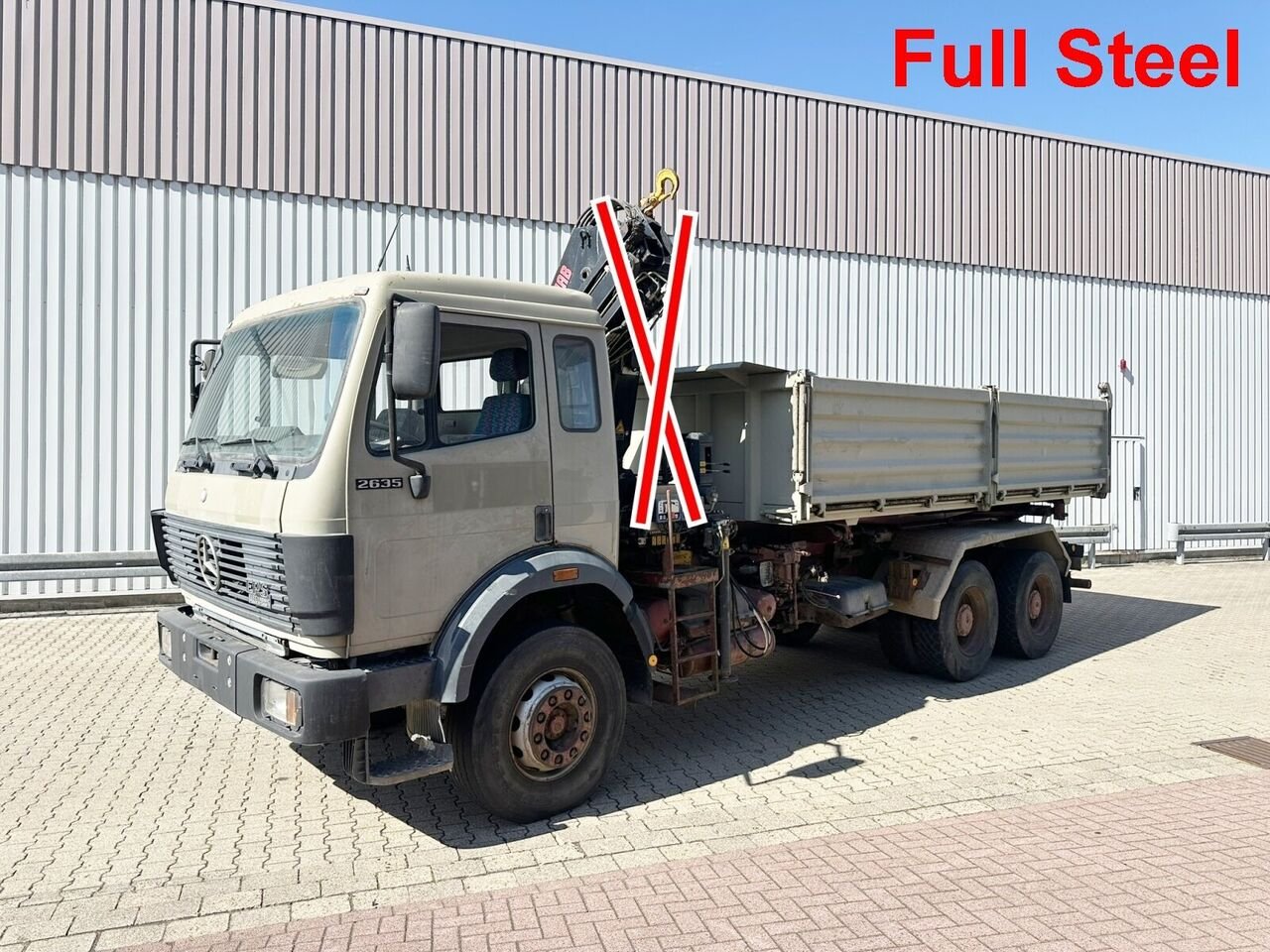 Truck Mercedes Benz 2544-6X4/450+135