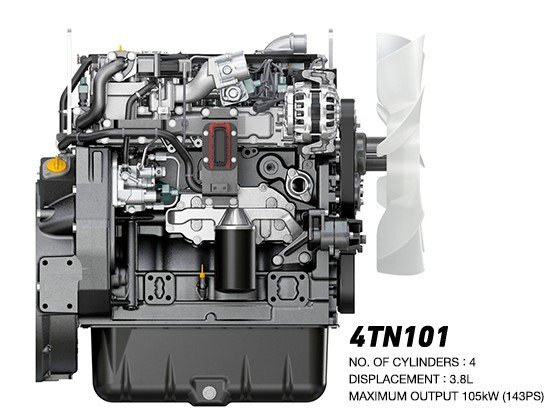 Silnik przemysłowy Yanmar 4TN101FHT