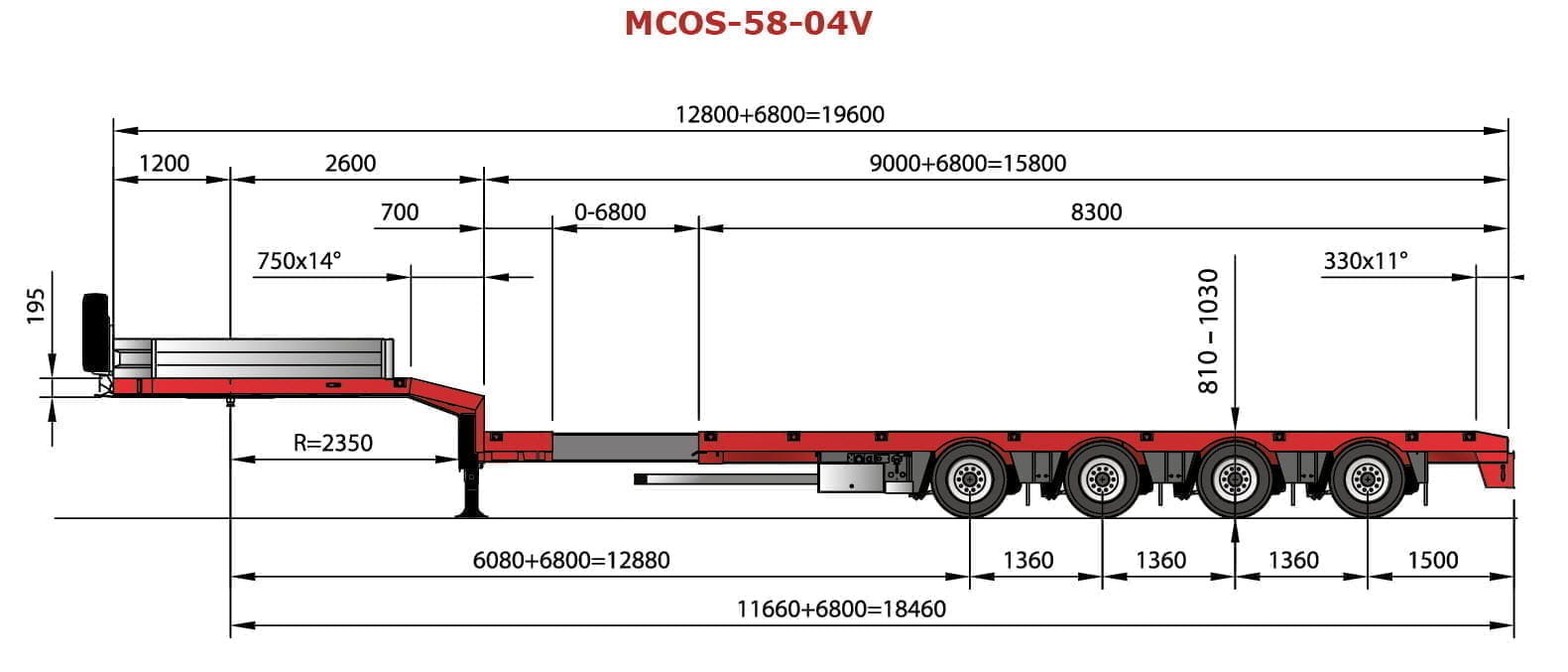 Trailer Nooteboom MCO-58-04V/Z