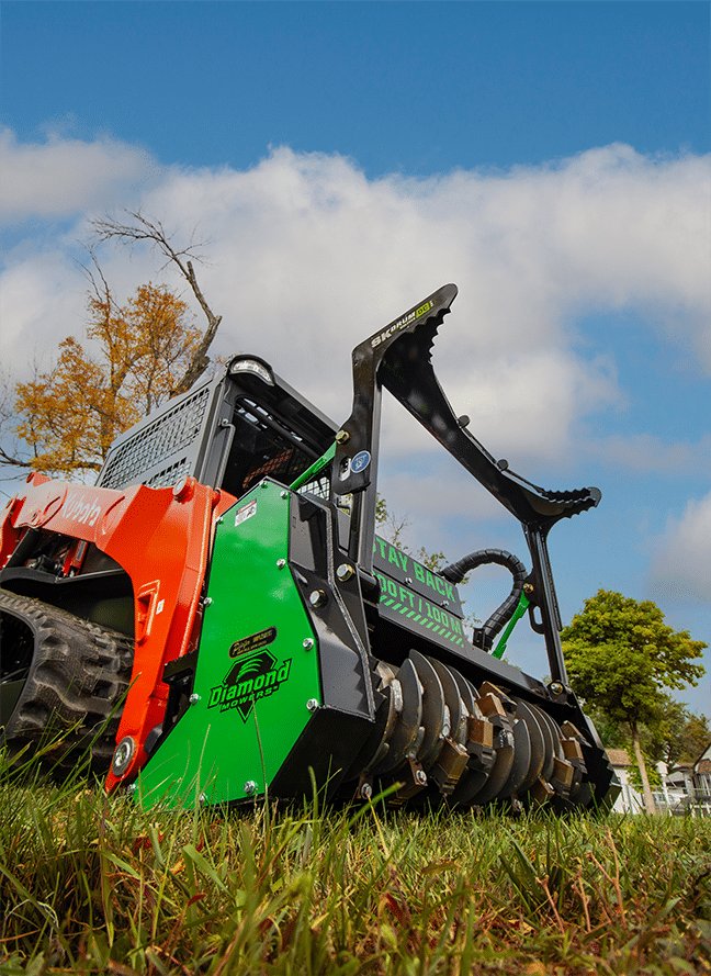 Mulcher & Forstköpfe Diamond Mowers Skid Steer Disc Mulchers