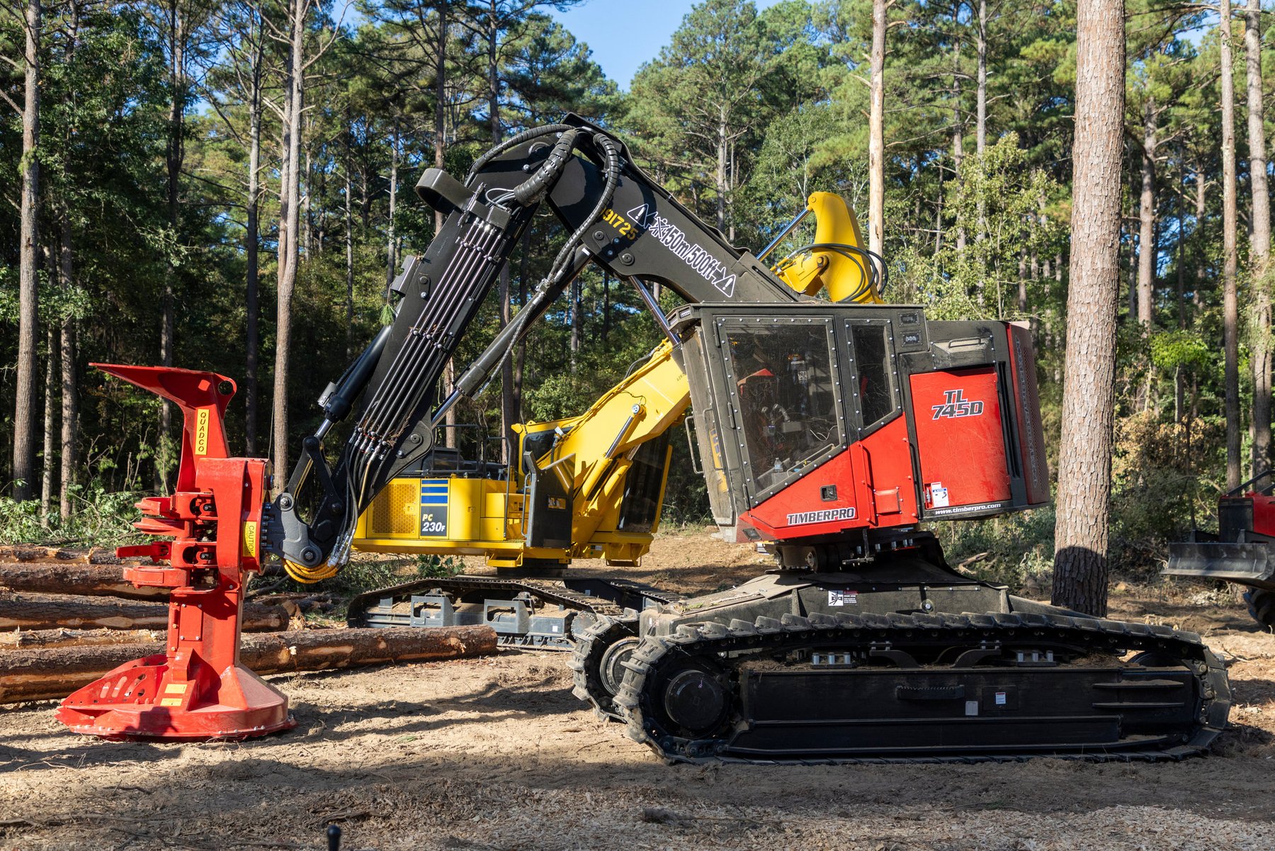 Forestry machine Komatsu TL745D harvester