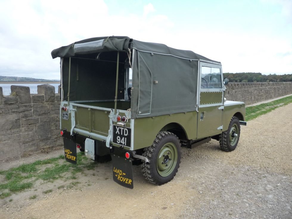 Van Land Rover 86METAL TOP