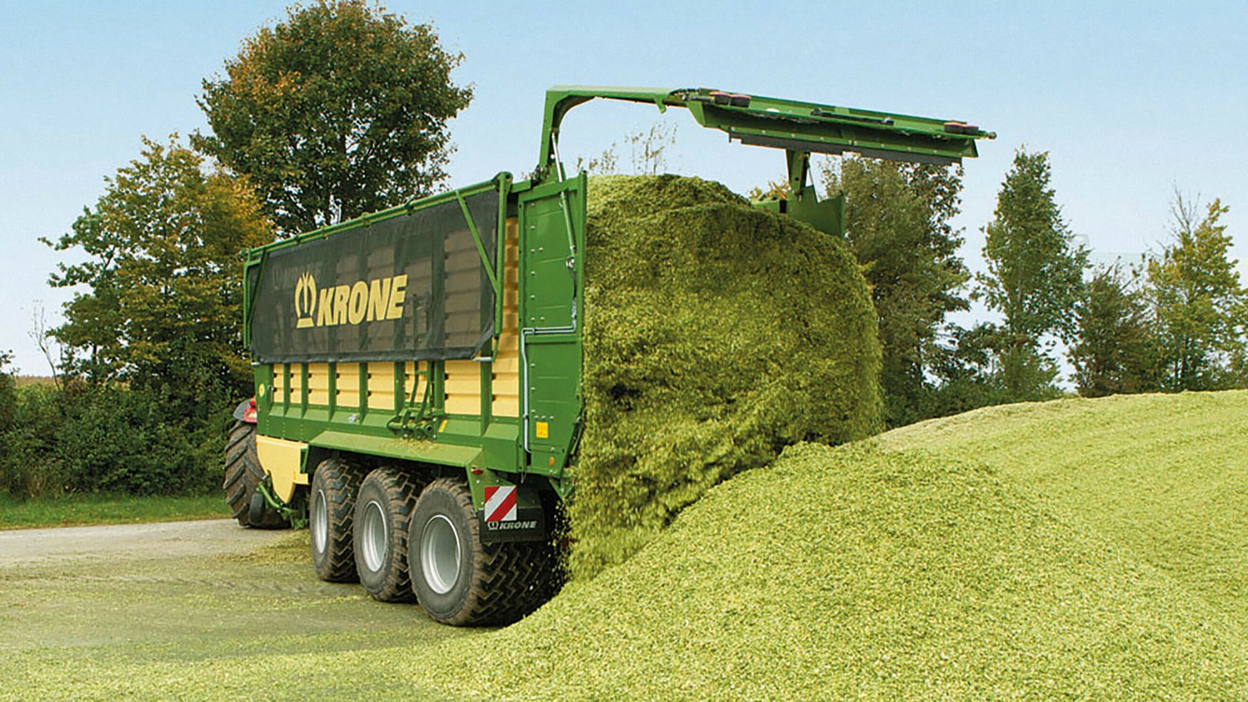 Zielonki i pasza Krone ZX 430 GD