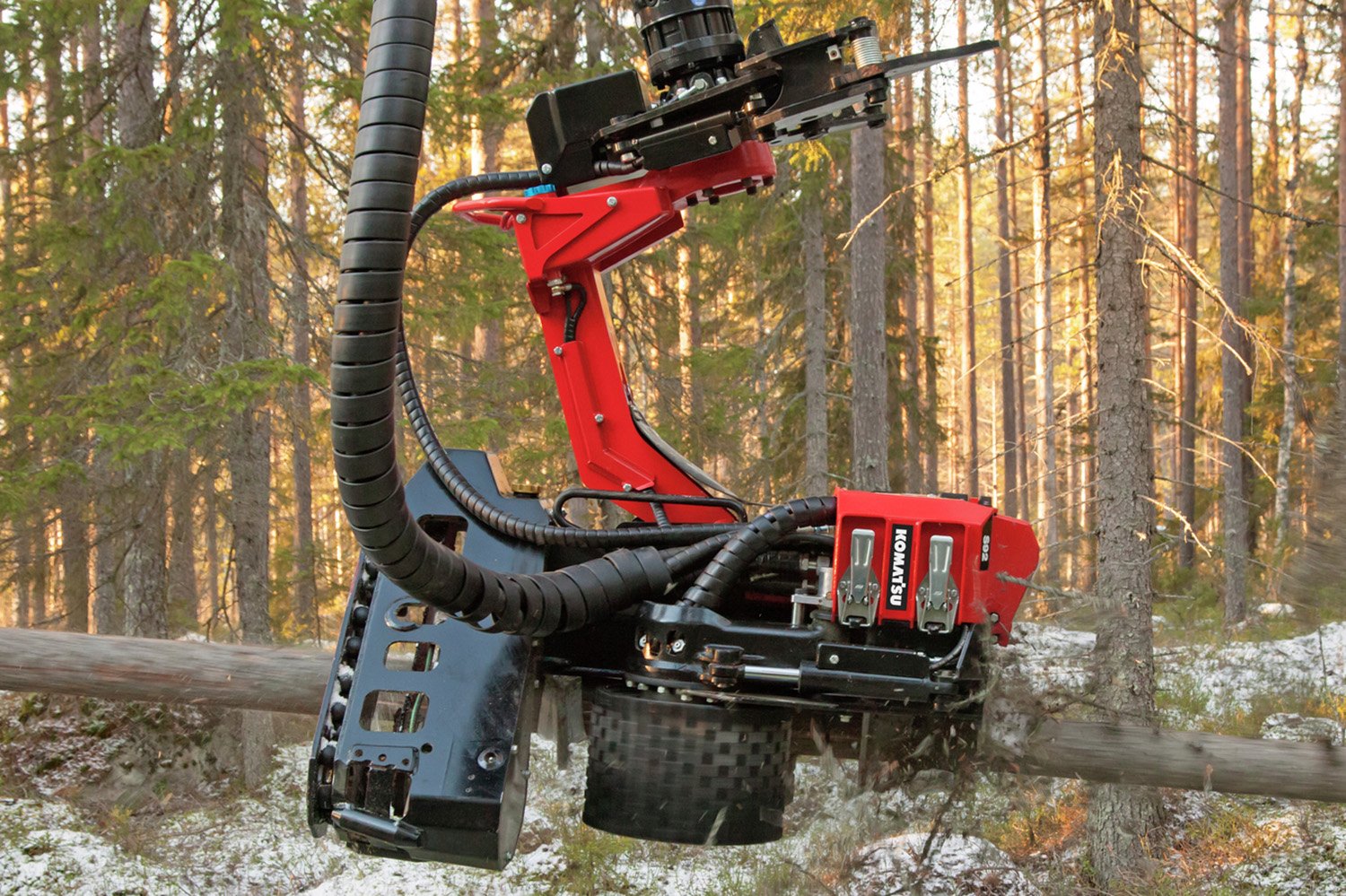 Forestry machine Komatsu S92