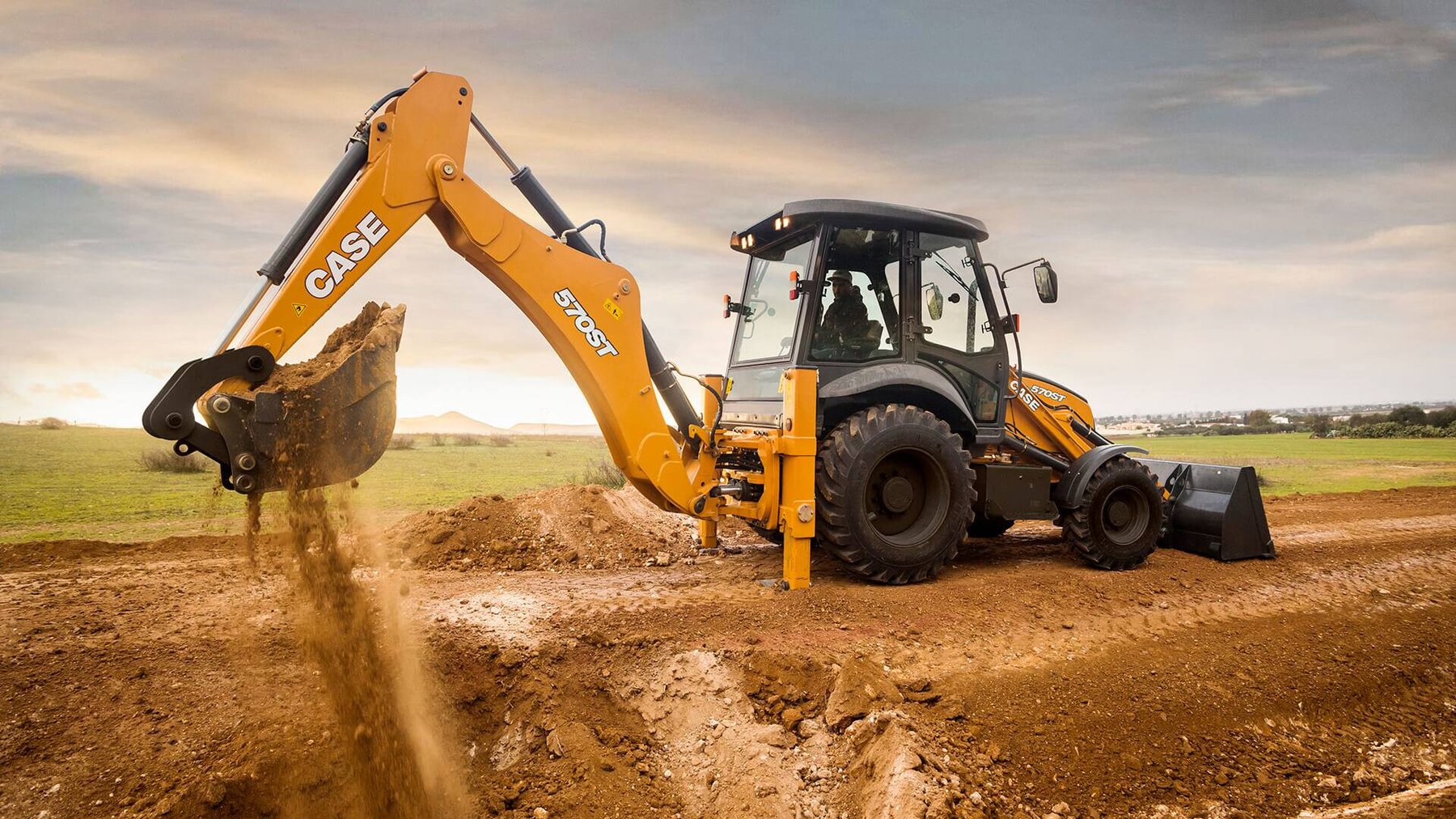 Bagger IMT 570 backhoe
